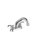 4" Brass Faucets for Bar-type Sinks, Long Spout